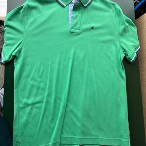 Tommy Hilfiger Green Polo Shirt for Men